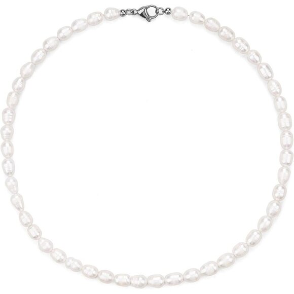 COAI Women's Pearl Necklace Pearl Strand Necklace for Women Men - Picture 1 of 7